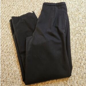 Pendleton Women's Black Wide Leg Dress Pants Size 10 Elastic Waist